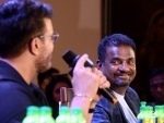 Reel and real Muttiah Muralitharan in Kolkata for '800', Sourav Ganguly joins in