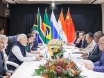 Narendra Modi meets Cyril Ramaphosa on sidelines of BRICS Summit in South Africa on August 23.