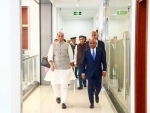 Rajnath Singh meets Maldivian Foreign Affairs Minister Abdulla Shahid in Male