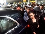 Twinning in black Ranveer and Alia arrive in Kolkata to promote Rocky Aur Rani Kii Prem Kahaani