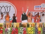 PM Modi at a public meeting in Madhya Pradesh