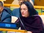 India’s representative to UN Ruchira Kamboj at UNGA session on Ukraine