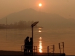 People enjoy last sunset of 2023 in Srinagar
