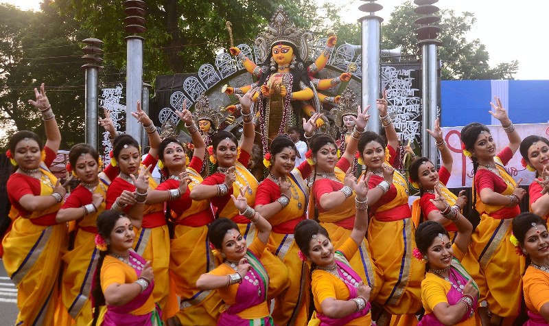 Glimpses from Kolkata's mega Durga Puja Carnival 2023