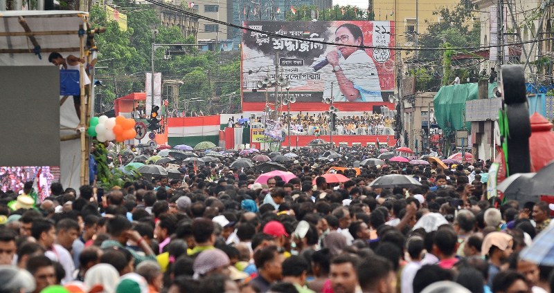 Mamata Banerjee addresses Martyr's Day Rally in Kolkata
