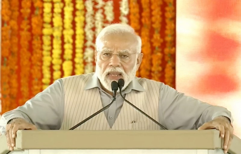 PM modi addresses public meeting in Telangana