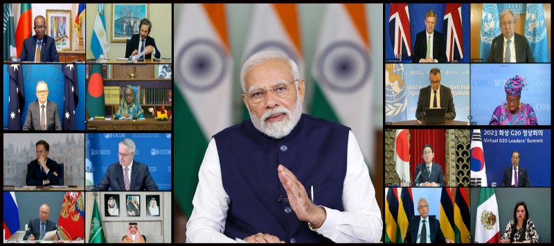 PM Modi virtually addresses G20 Summit