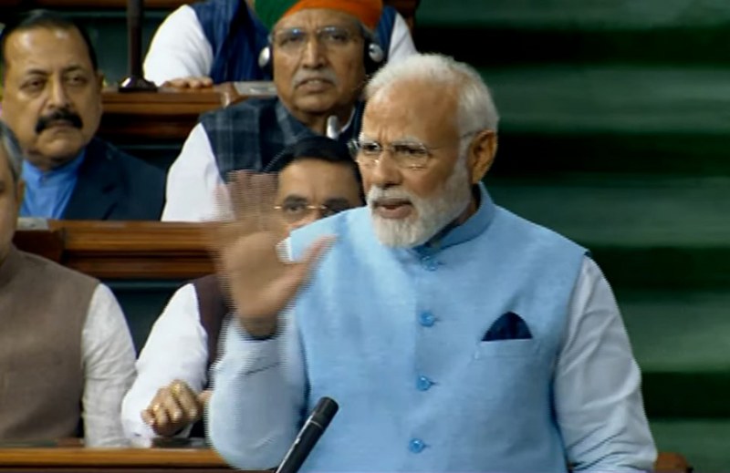 PM Modi addresses Lok Sabha during Budget Session