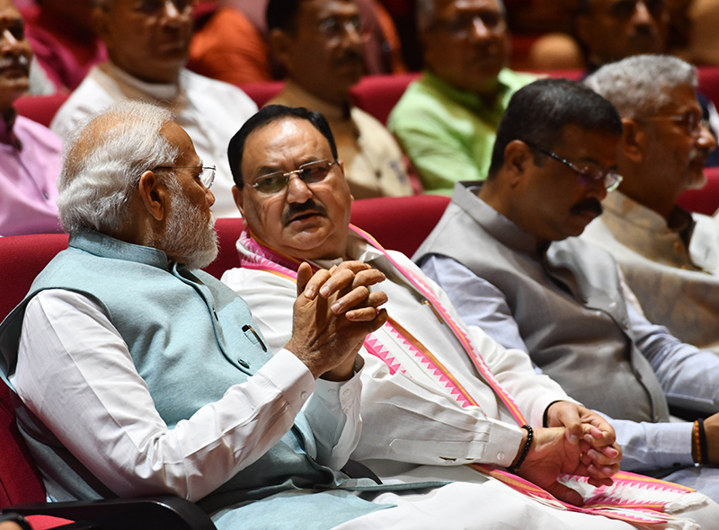 In Images: PM Modi, JP Nadda, others attend BJP's parliamentary party meeting
