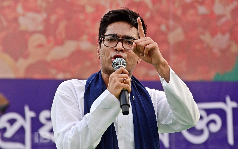 Abhishek Banerjee holds protest rally against Centre in Kolkata