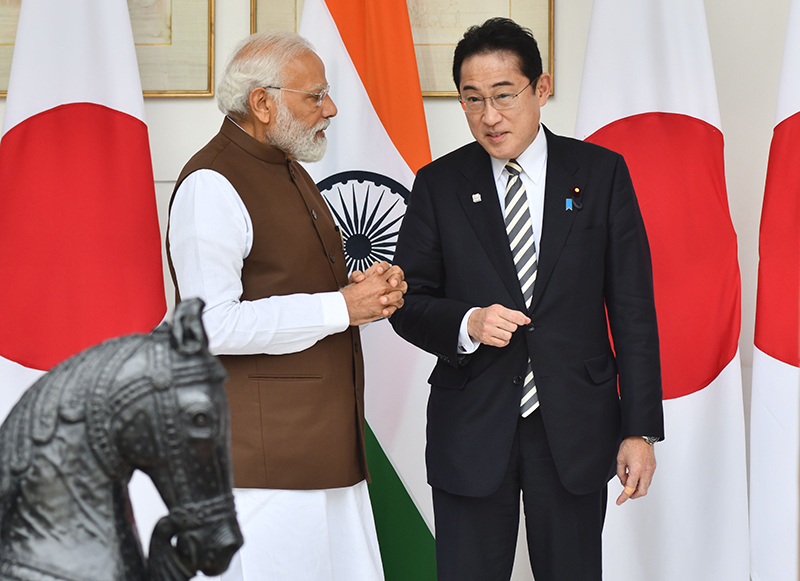 In Images: Modi, Japan PM Fumio Kishida hold talks in New Delhi