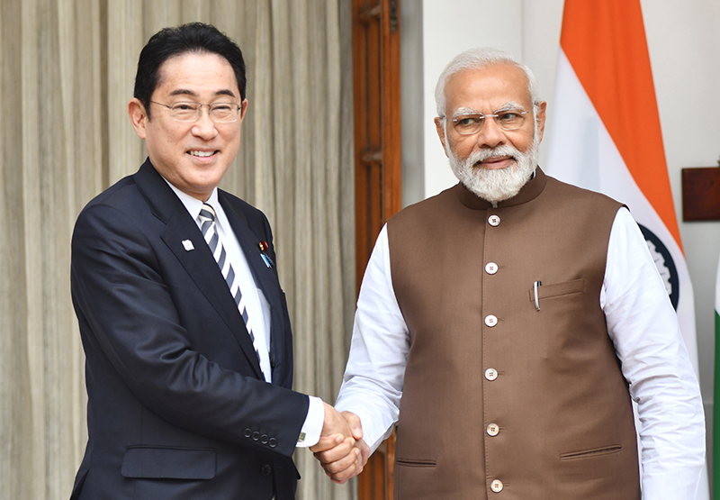 In Images: Modi, Japan PM Fumio Kishida hold talks in New Delhi