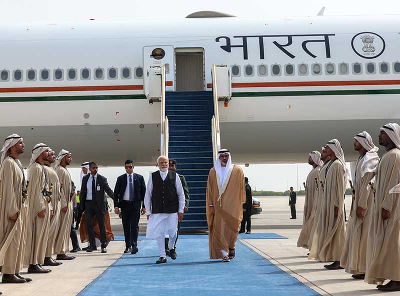 PM Narendra Modi in UAE