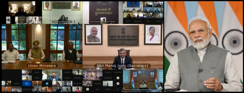 Prime Minister Narendra Modi addressing Post Budget Webinar