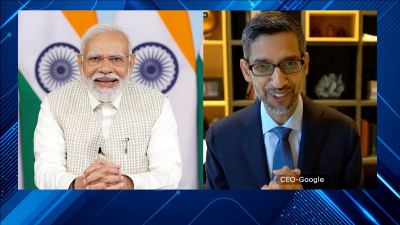 PM Modi & Google CEO Sundar Pichai discuss AI, UPI and Google's plans in India