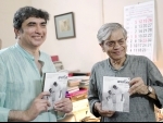 Sandip Ray launches Anik Dutta's collection of screenplay of Aparajito on Satyajit Ray's birth anniversary