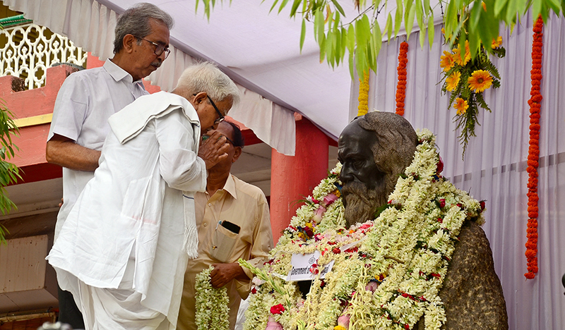 In images Rabindra Jayanti celebrations in Kolkata