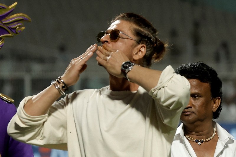 IPL: SRK at Eden Gardens after KKR beat Sunrisers Hyderabad