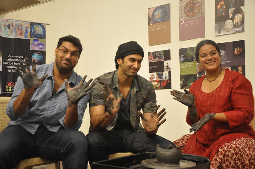 Aditya Roy Kapur takes pottery class from sister-in-law