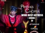 Priyanka wins Best Actress Drama Award for 'Mary Kom' at Stardust