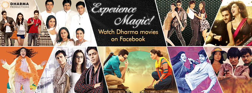 Dharma Productions enables movie watching on Facebook