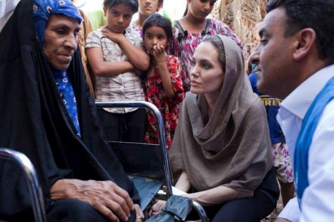 UN refugees envoy Angelina Jolie says international community 'failing' Iraq's displaced