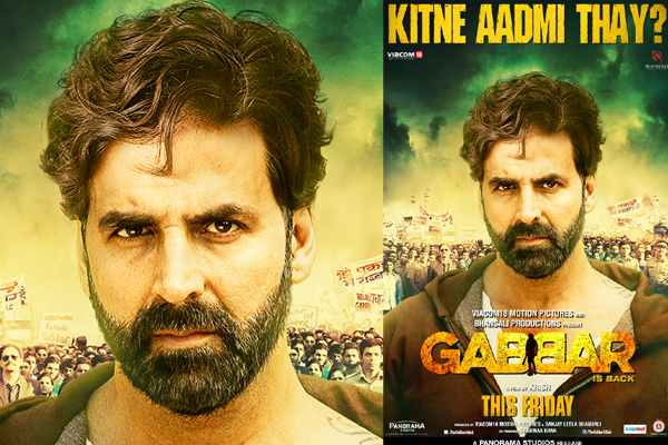 Akshay Kumar asks 'Kitne Aadmi Thay?' in the latest Gabbar poster