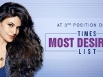 Jacqueline Fernandez ranks 3rd on the list of the most desirable women