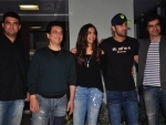 Tamasha team indulges in in shot wrap up party