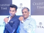 Bollywood actor Rajkumar Rao unveils Titan's Celestial Time collection
