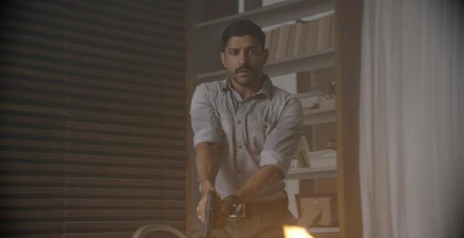 Farhan Akhtar picks up the gun for the first time in Wazir