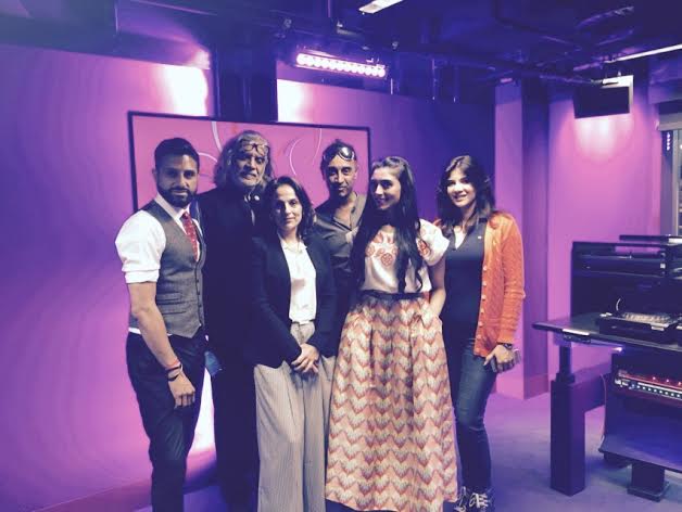 Pernia Qureshi visits BBC Radio Station in London