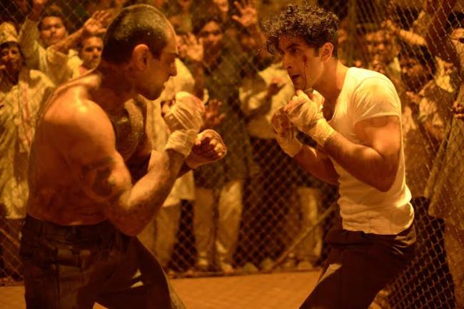 Ranbir Kapoor bonds with his martial arts trainer, from Bombay Velvet