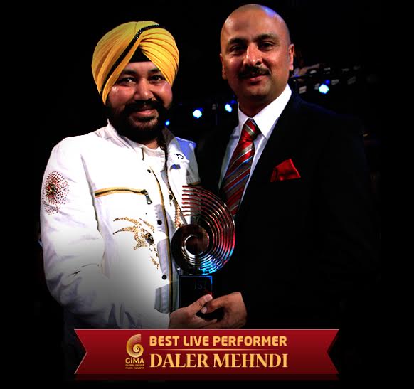 Daler Mehndi wins Best Live Performer Award from GiMA