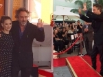 Director Tim Burton honoured at Hollywood Walk of Fame