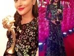 Pooja Hegde wins best debutante award at Lux Golden Rose Awards
