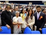 Abhishek celebrates father Amitabh Bachchan's success