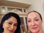 Simi Garewal reunites with former co-star Ksenia Ryabinkina
