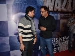 Sachin Tendulkar attends Wazir's special screening
