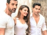 Who is Jacqueline paring up with, John or Varun in Dishoom ?