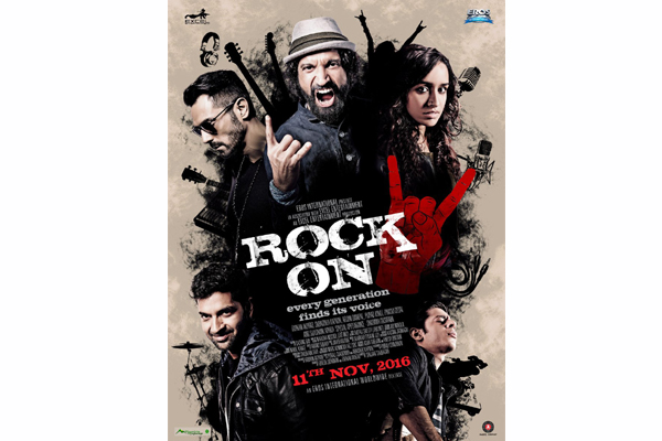 Farhan Akhtar unveils Rock On 2 poster