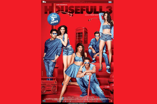 Housefull 3 poster unveiled