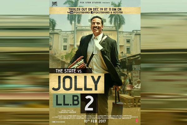 JollyLLB2 trailer to release on Dec 19