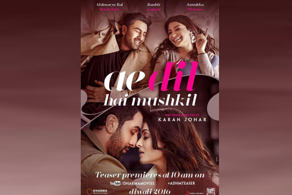 Anushka tweets teaser of 'Ae Dil Hai Mushkil'