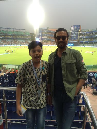 Irrfan Khan watches IPL match live with son Ayaan