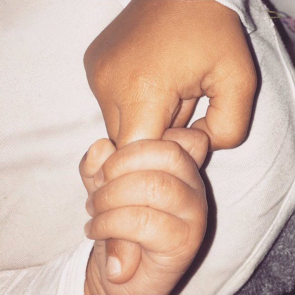 Kim shares picture of Saint West on Twitter