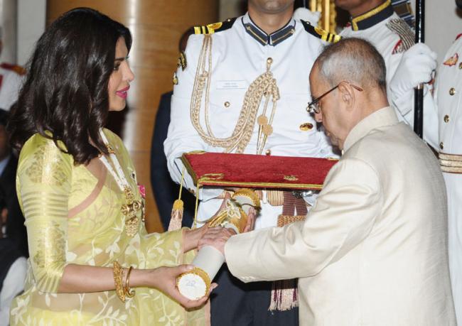 Priyanka Chopra calls receiving the Padma Shri award as a proud moment 