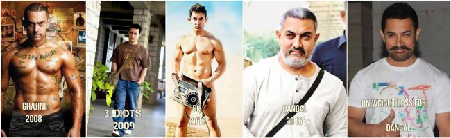 Aamir's game of Weight and Watch!