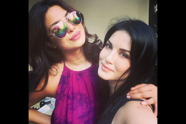 Sunny Leone spends time with Priyanka Chopra
