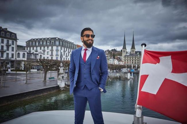 Loving it in Lucerne: Ranveer Singh